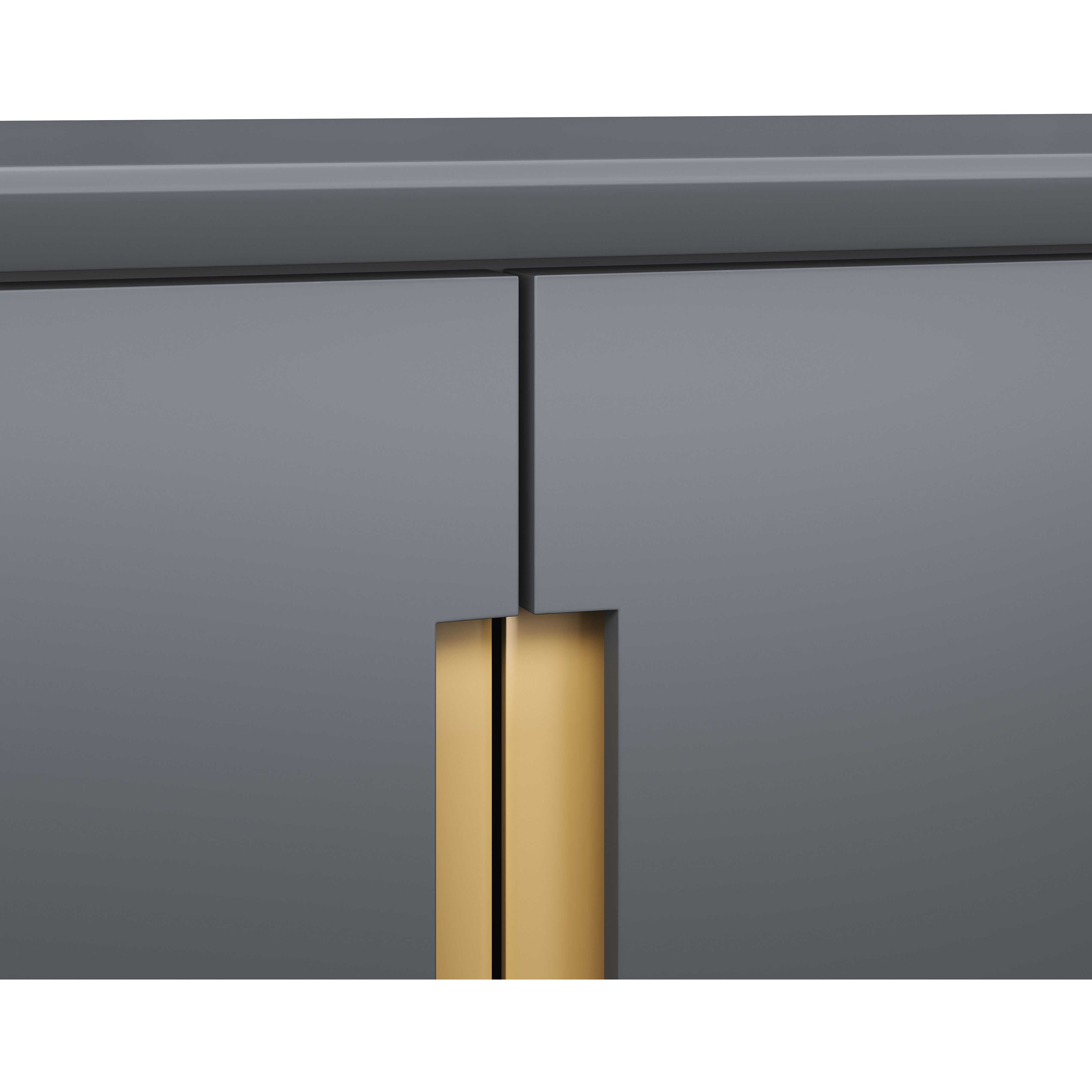 Danbury 72 inch Slate Navy Media Console & Cabinet
